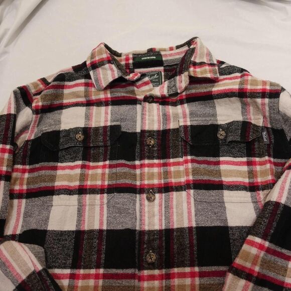 Plaid flannel button-up shirt by Woolrich - Picture 1 of 6